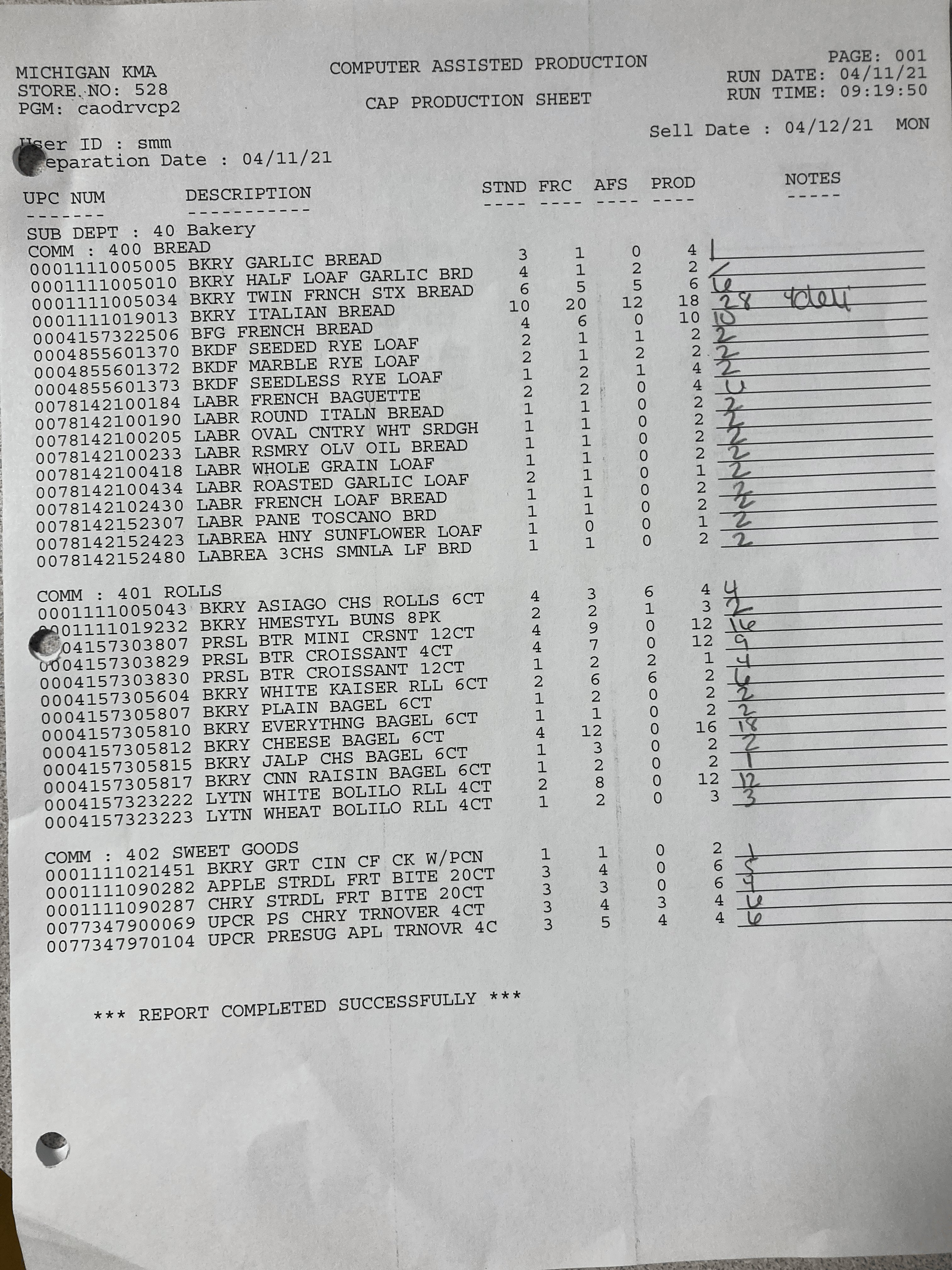 Example image 2 of the old way of computer assisted production